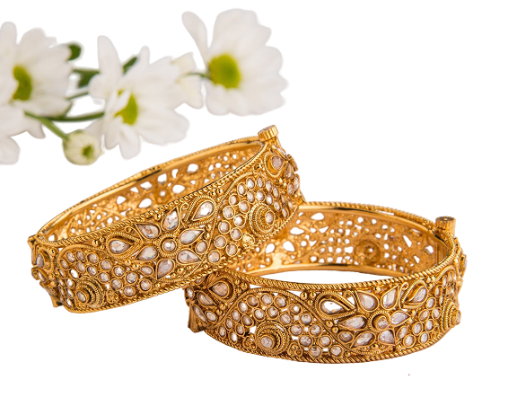 Gold bangles